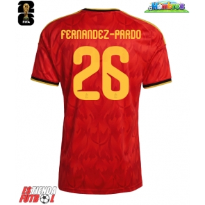 Bélgica Matias Fernandez-Pardo #26 Primera Equipación Mundial 2026 Manga Corta